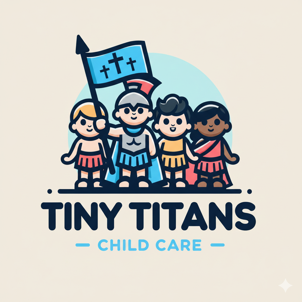 Tiny Titans Child Care Logo